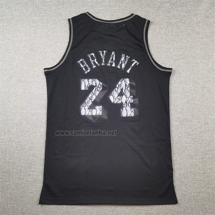 Camiseta Los Angeles Lakers Kobe Bryant #24 Swingman Mitchell & Ness 1996-97 Negro
